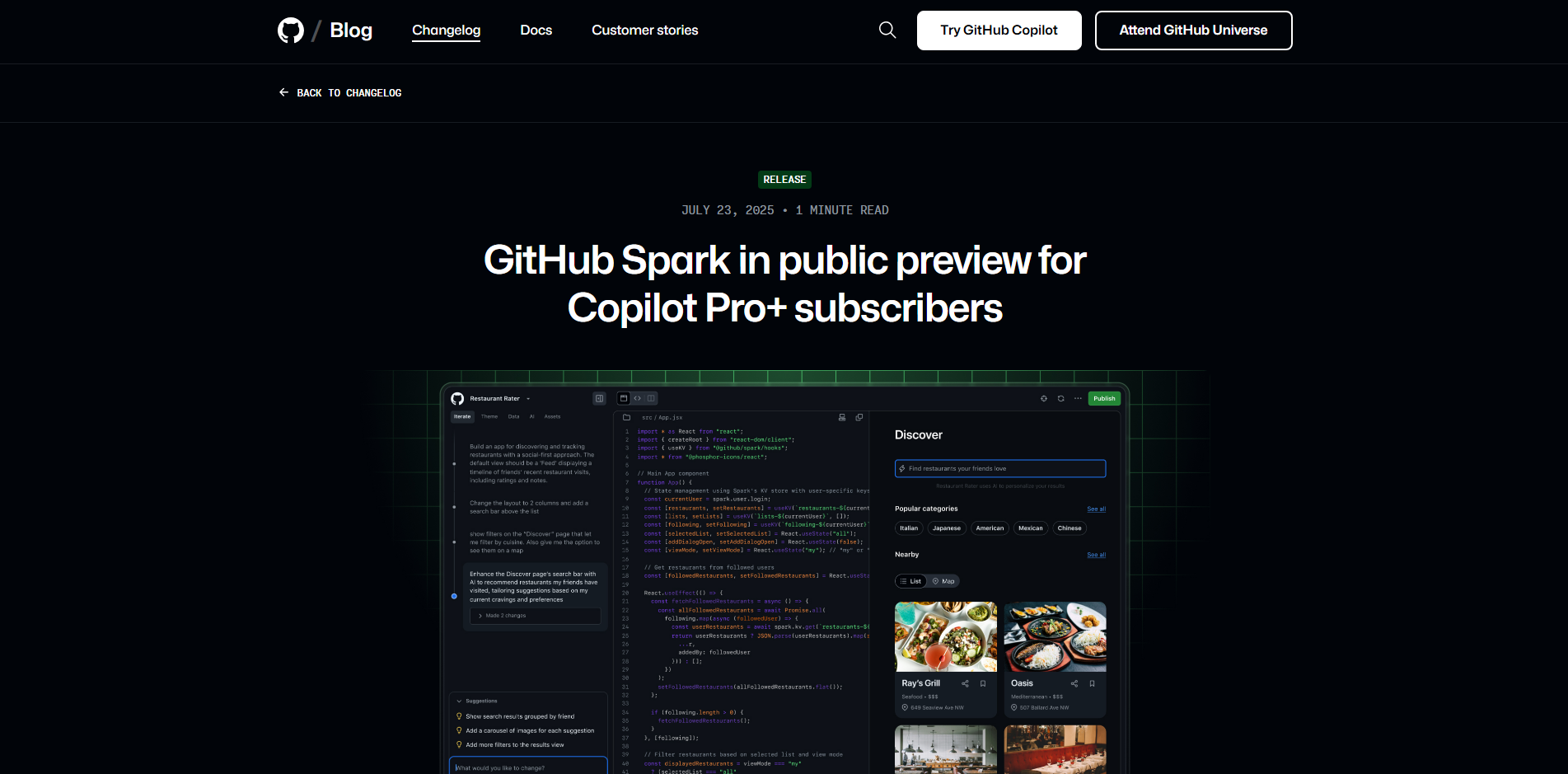 GitHub Spark